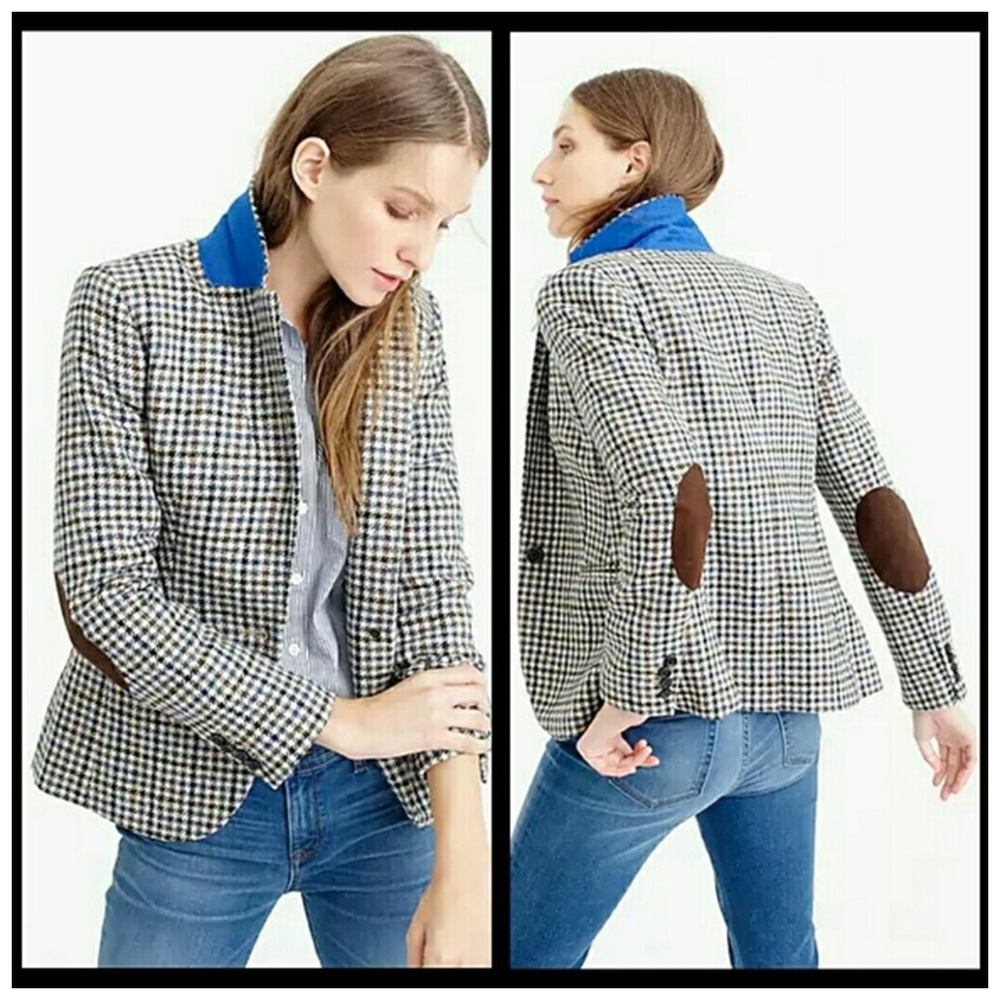 J.Crew Campbell Wool Blazer in Tweed 00 E1059